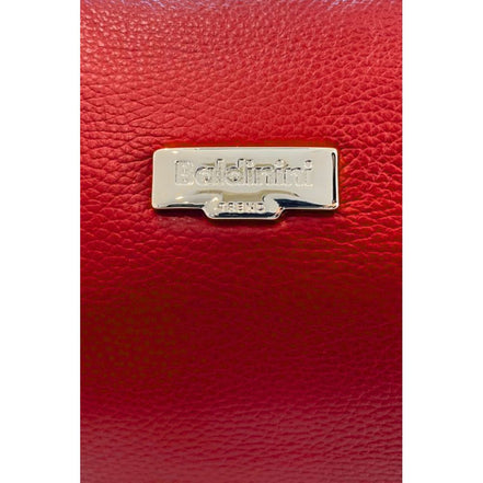Baldinini Trend Red Leather Women Handbag