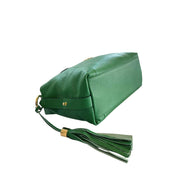 Baldinini Trend Green Leather Women Handbag