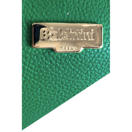 Baldinini Trend Green Leather Women Handbag