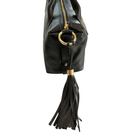 Baldinini Trend Black Leather Women Handbag