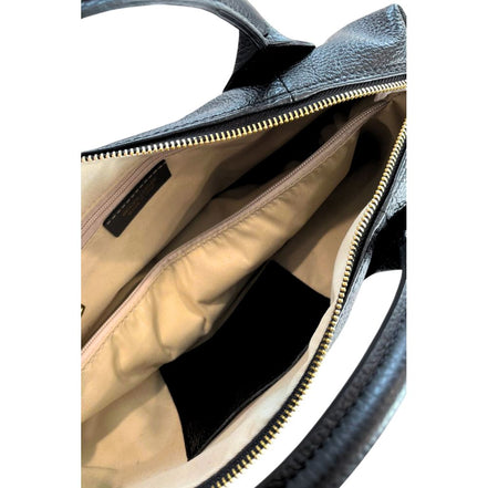Baldinini Trend Black Leather Women Handbag