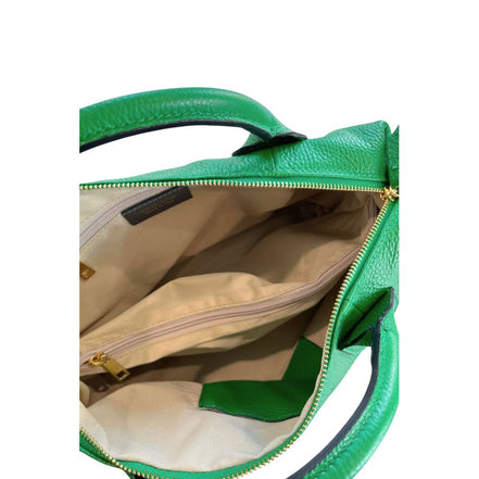 Baldinini Trend Green Leather Women Handbag