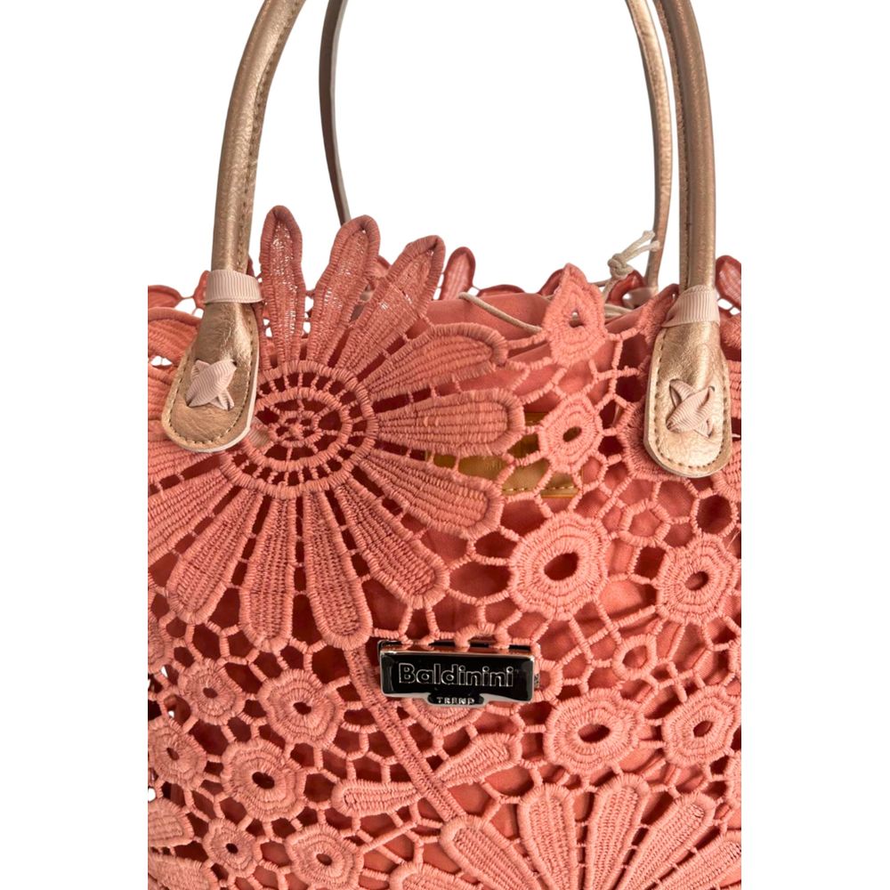 Baldinini Trend Pink PU Women Handbag