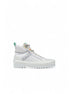 Superga White Fabric Chunky Sneakers