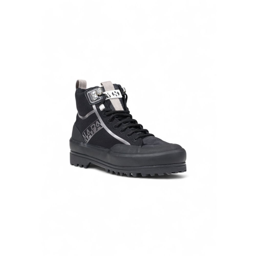 Superga Black Fabric Athletic Sneakers