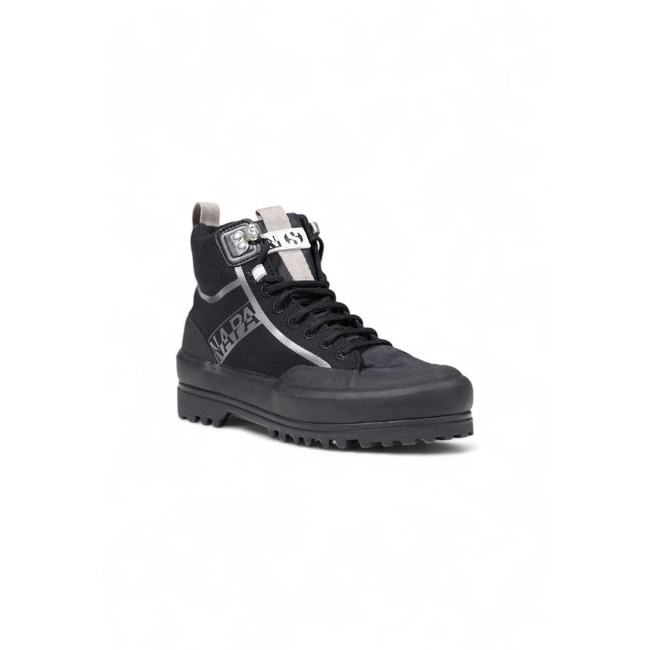 Superga Black Fabric Athletic Sneakers
