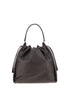 Brunello Cucinelli Brown Calf Leather Bos Taurus Shoulder Bag