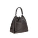 Brunello Cucinelli Brown Calf Leather Bos Taurus Shoulder Bag
