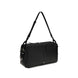 PINKO Black Calf Leather Bos Taurus Shoulder Bag