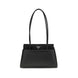 Prada Black Calf Leather Bos Taurus Shoulder Bag