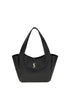 Saint Laurent Black Other Fibres Shoulder Bag