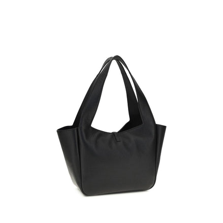 Saint Laurent Black Other Fibres Shoulder Bag