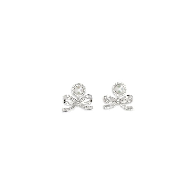 Self-Portrait Silver Brass Earrings