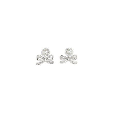 Self-Portrait Silver Brass Earrings