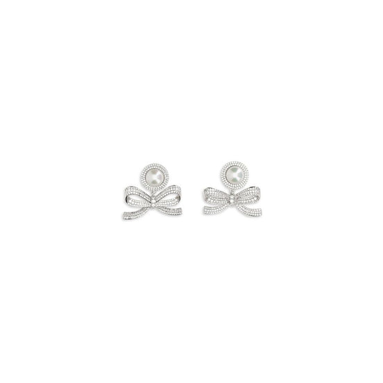 Self-Portrait Silver Brass Earrings
