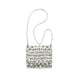 Self-Portrait Silver Polyester Shoulder Bag