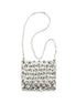 Self-Portrait Silver Polyester Shoulder Bag