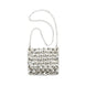 Self-Portrait Silver Polyester Shoulder Bag