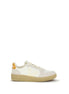 Veja White Calf Leather Bos Taurus Low Top Sneakers