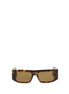 Valentino Garavani Brown Acetate Sunglasses