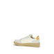 Veja White Calf Leather Bos Taurus Low Top Sneakers