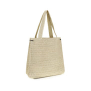 Fiorucci Beige Paper Shoulder Bag