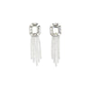 Self-Portrait Silver Brass Earrings