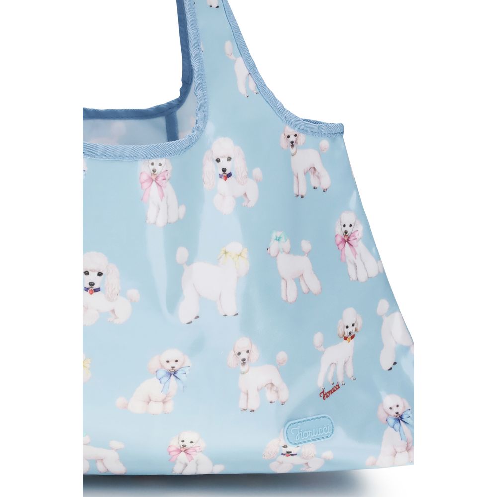 Τσάντα ώμου Fiorucci από μπλε PVC  