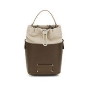 Maison Margiela Brown Calf Leather Bos Taurus Backet Bag
