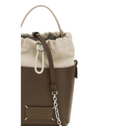 Maison Margiela Brown Calf Leather Bos Taurus Backet Bag
