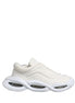 Dolce & Gabbana White Slip On Wave Low Top Sneakers Shoes