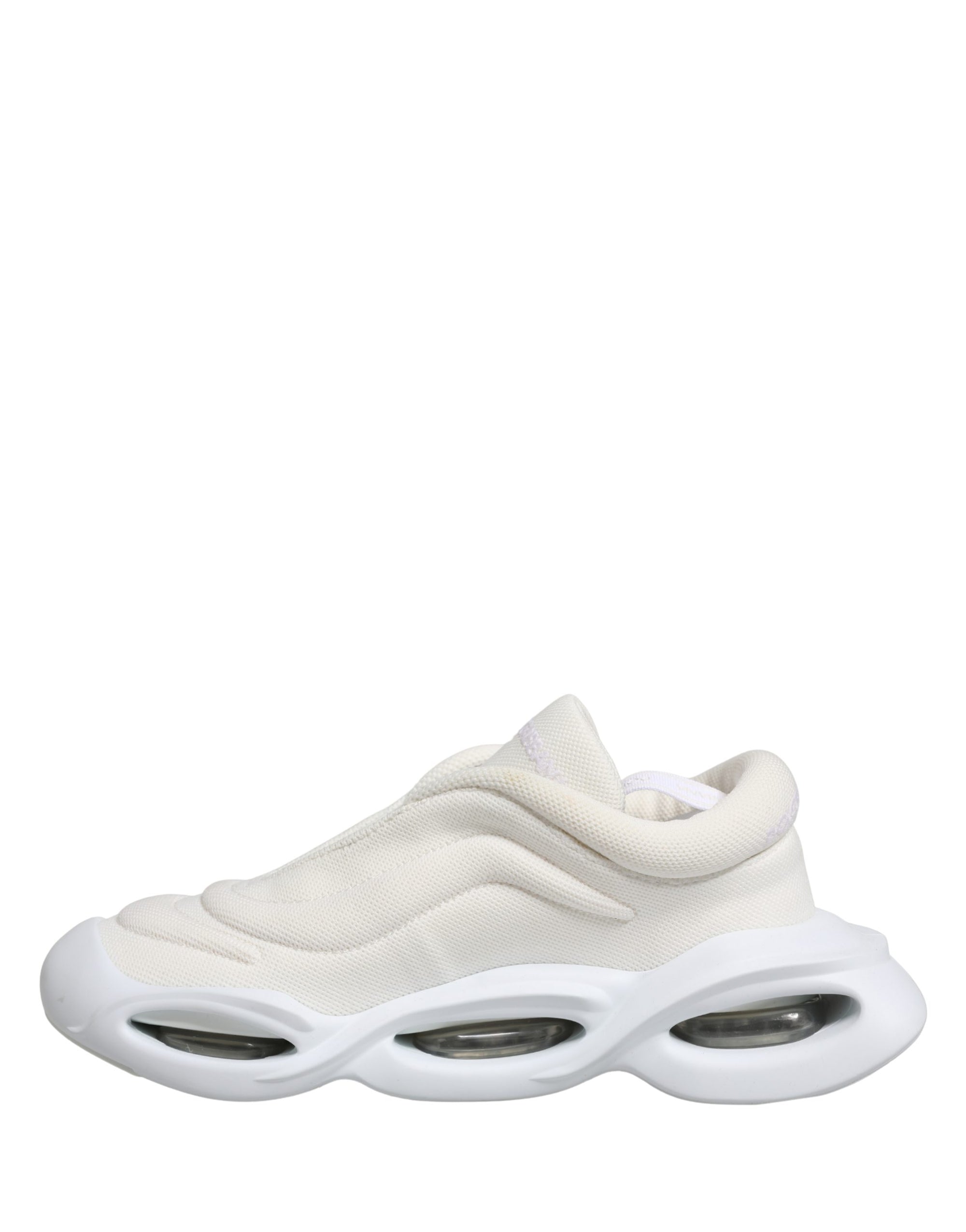 Dolce & Gabbana White Slip On Wave Low Top Sneakers Shoes