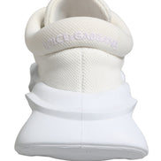 Dolce & Gabbana White Slip On Wave Low Top Sneakers Shoes