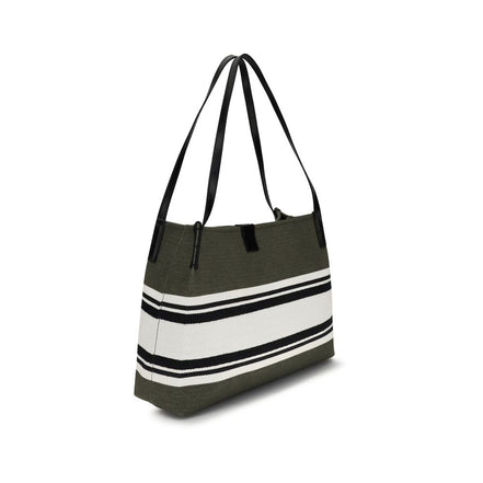 Balmain Black Cotton Shoulder Bag