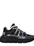 Versace Black Fabric Athletic Sneakers