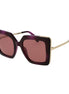 Max Mara Purple Plastic Sunglasses