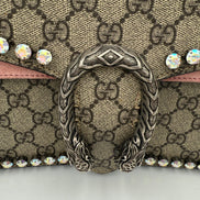 Gucci GUCCI DIONYSUS GG Supreme with Diamantes Handbag