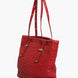 Bottega Veneta Red Intrecciato Leather Tote Bag