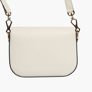 Gucci x Adidas Horsebit 1955 White Black Calfskin Leather Shoulder Bag