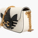 Gucci x Adidas Horsebit 1955  White Black Calfskin Leather Shoulder Bag