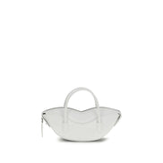 Fiorucci White Calf Leather Bos Taurus Shoulder Bag