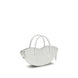 Fiorucci White Calf Leather Bos Taurus Shoulder Bag