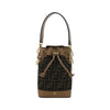 Fendi Brown Polyester Backet Bag