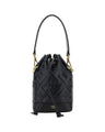 Fendi Black Calf Leather Bos Taurus Backet Bag