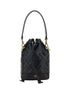 Fendi Black Calf Leather Bos Taurus Backet Bag