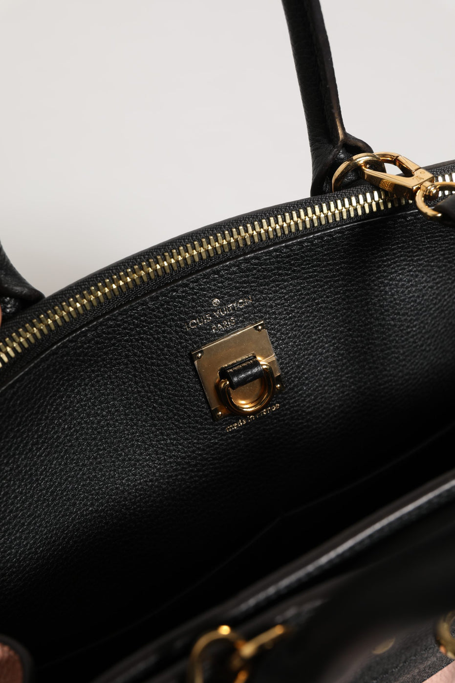 Δερμάτινη τσάντα χειρός Louis Vuitton City Steamer από ροζ και μαύρο δέρμα