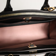 Louis Vuitton Pink and Black Leather City Steamer Leather Handbag