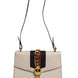 Gucci White Calfskin Leather Sylvie Crossbody Bag