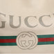Gucci White Web Sherry Logo Print Tote Bag
