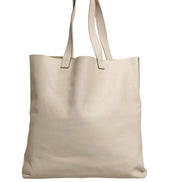 Gucci White Web Sherry Logo Print Tote Bag